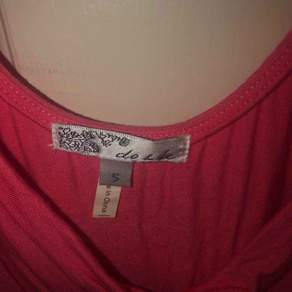 Coral dressy tank top - Picture 5 of 6